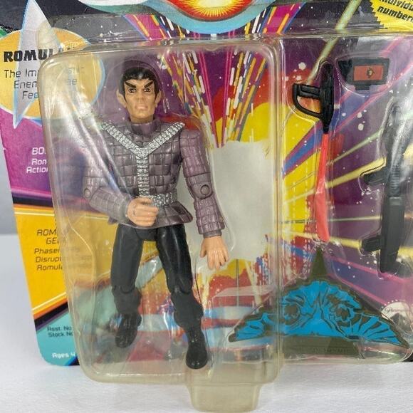 Playmates 1992 Star Trek The Next Generation Romulan Action Figure - Picture 5 of 5